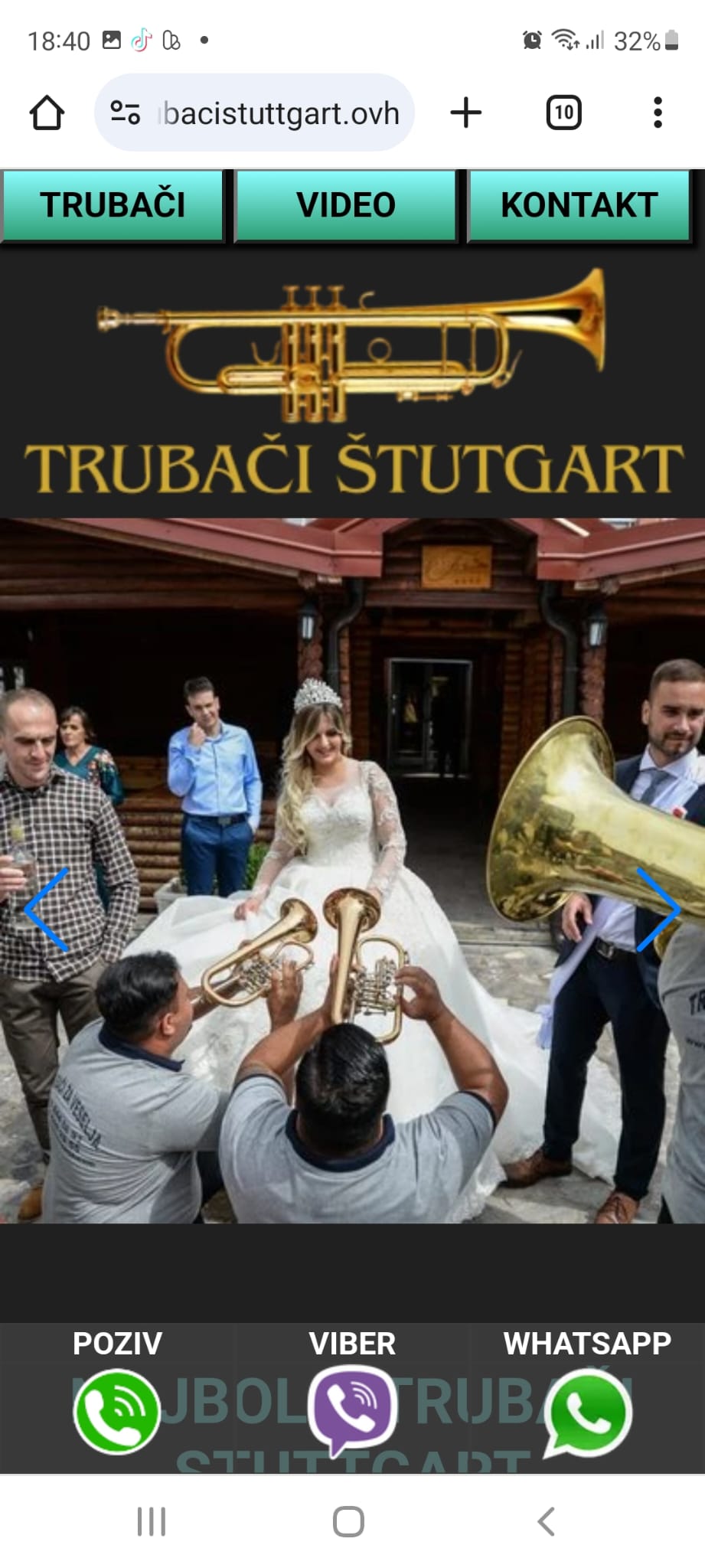 Trubači Marka Iliča Brass Bend sviraju uživo u Hannoveru